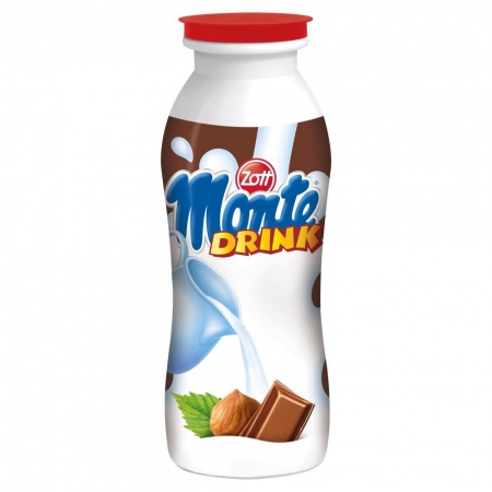 Zott Monte Drink Napój mleczny z czekoladą i orzechami laskowymi 200 ml