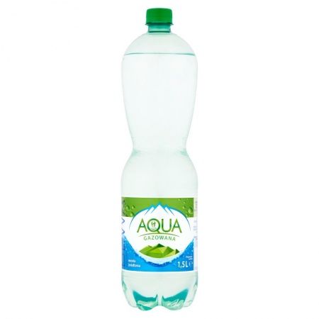 Aqua Woda źródlana gazowana 1,5 l