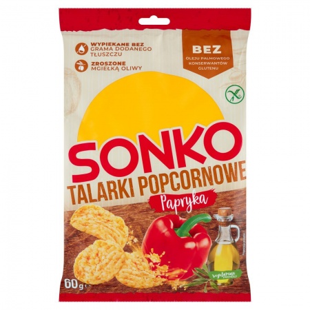 Sonko Talarki popcornowe papryka 60 g