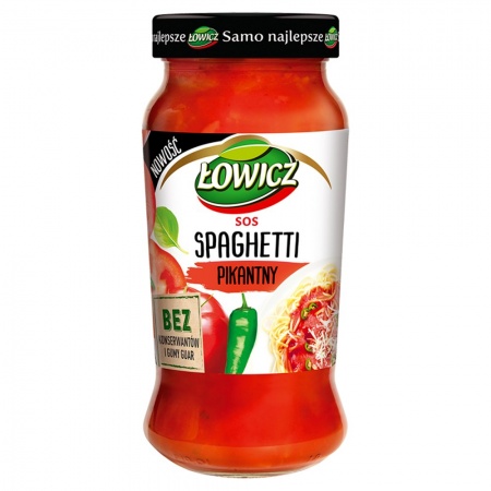 Łowicz Sos spaghetti pikantny 500 g
