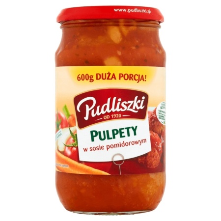 Pudliszki polpety w sos pomidorowym 600g