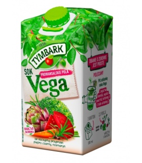 Tymbark Vega warzywny łagodny sok 500ml