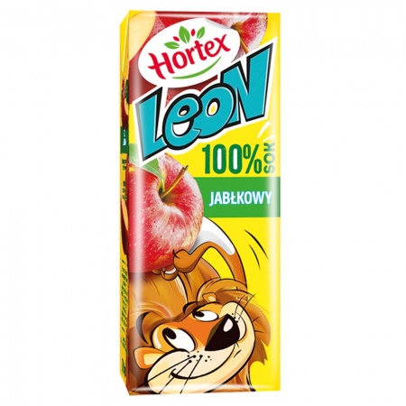Hortex Leon Sok 100% jabłkowy 200 ml