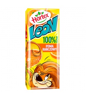 Hortex Leon Sok 100% pomarańcza 200 ml