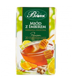 Bifix Premium Herbatka owocowa miód z imbirem 40 g (20 x 2 g)