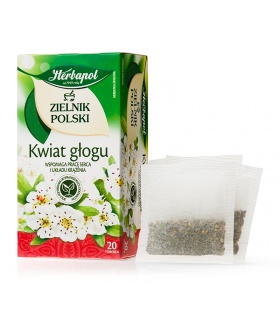 Herbapol Zielnik Polski Kwiat głogu Herbatka ziołowa 40 g (20 x 2 g)