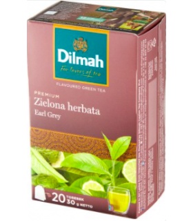 HERBATA DILMAH GREEN EARL GREY 20*1.5G