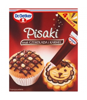 Dr. Oetker Pisaki smak czekolada i karmel 76 g (4 x 19 g)