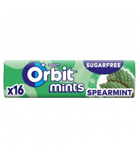 Orbit Spearmint Mints Cukierki bez cukru 28 g (16 sztuk)
