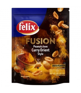 Felix Fusion Orzeszki ziemne smażone z przyprawą curry 150 g