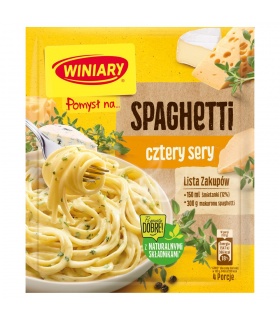 Winiary Pomysł na... Spaghetti cztery sery 31 g