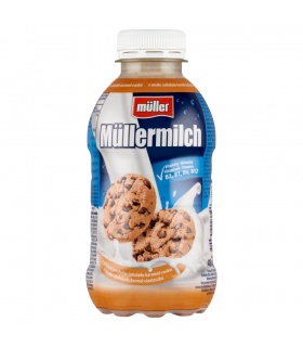 Müller Müllermilch Napój mleczny o smaku czekolada-karmel-ciasteczka 400 g