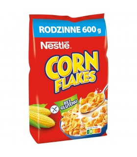 Nestlé Corn Flakes Chrupiące płatki kukurydziane z witaminami 600 g