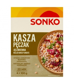 Sonko Kasza jęczmienna pęczak 400 g (4 x 100 g)
