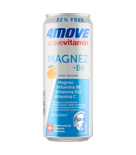 4Move Active Vitamin Gazowany napój smak cytrusów 330 ml