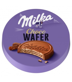 Milka Choco Wafer Wafelek z kremem kakaowym oblany czekoladą mleczną 30 g
