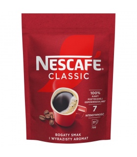 Nescafé Classic Kawa rozpuszczalna 75 g
