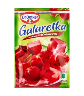 Dr.Oetker Galaretka o smaku wiśniowym 72 g