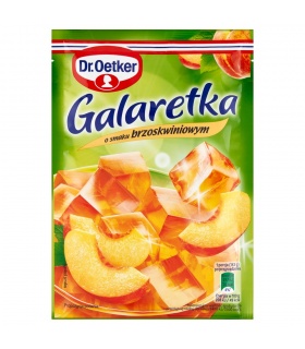 Dr. Oetker Galaretka o smaku brzoskwiniowym 72 g
