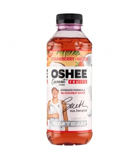 Oshee Coconut Water + Fruits Napój niegazowany truskawka-melon 555 ml
