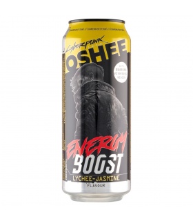Oshee Energy Boost Napój gazowany o smaku liczi i jaśminu 500 ml