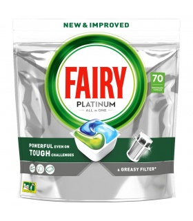 Fairy Platinum Regular Tabletki do zmywarki All In One, 70 tabletek