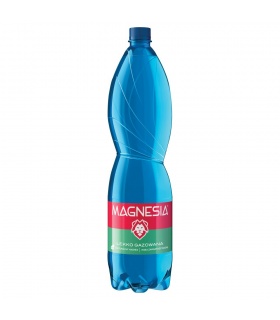 Magnesia Średniozmineralizowana naturalna woda mineralna lekko gazowana 1,5 l