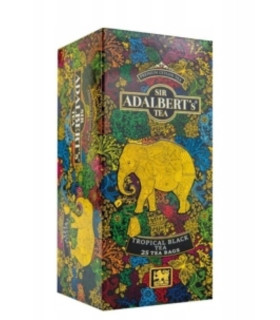 HERBATA CZARNA O SM.TROPIKALNYCH OWOCÓW (25x2g) 50g ADALBERT'S