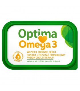 Optima Omega 3 Margaryna o zawartości trzech czwartych tłuszczu 400 g