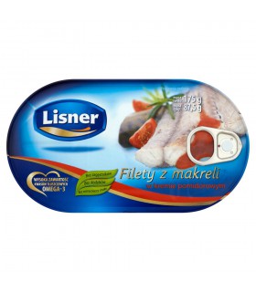 Lisner Filety z makreli w kremie pomidorowym 175 g