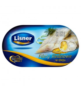 Lisner Filety śledziowe w oleju 170 g