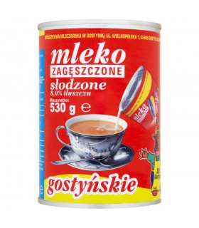 SM Gostyń Mleko gostyńskie zagęszczone słodzone 8,0% 530 g
