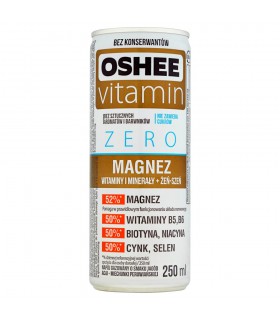 Oshee Vitamin Zero Magnez Napój gazowany o smaku jagód acai miechunki peruwiańskiej 250 ml