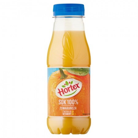 Hortex Sok 100% pomarańcza 300 ml