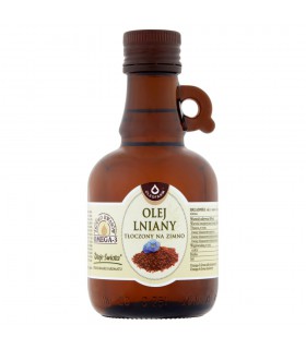 Oleofarm Olej lniany tłoczony na zimno 0,25 l