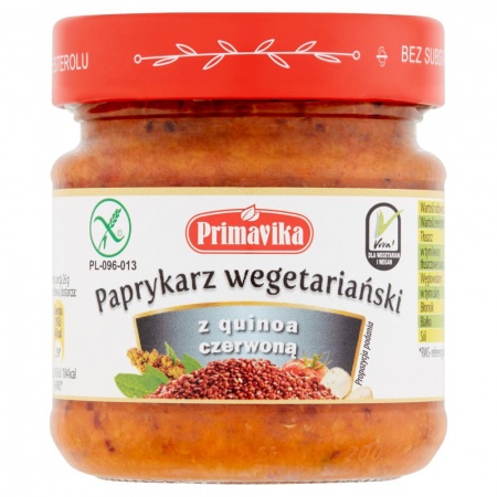 Primavika Paprykarz wegetariański z quinoa czerwoną 160 g