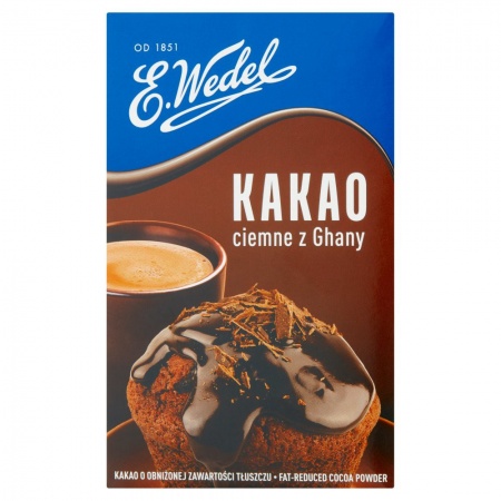 E. Wedel Kakao ciemne z Ghany 180 g