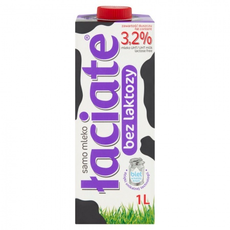 Łaciate Mleko UHT bez laktozy 3,2% 1 l