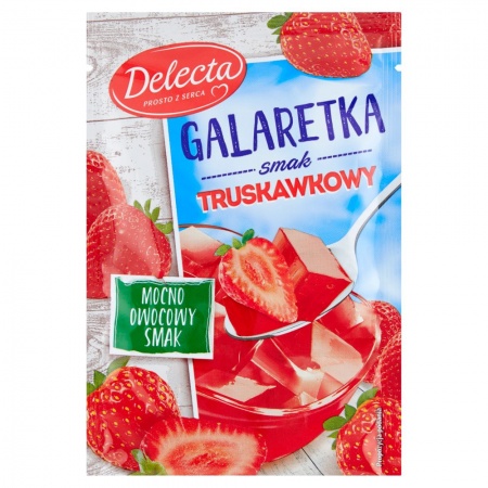 Delecta Galaretka smak truskawkowy 70 g