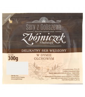 Sery z Goliszewa Zbójniczek Ondraszek Delikatny ser wędzony w dymie olchowym 300 g