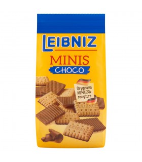Leibniz Minis Choco Herbatniki w czekoladzie mlecznej 100 g